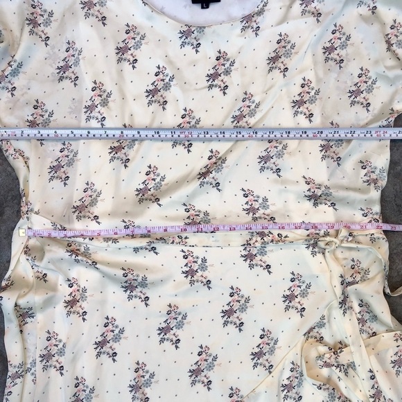 Wukogals floral long asymmetric dress size L - Picture 5 of 10